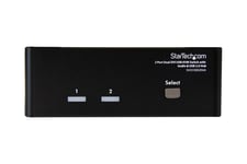 StarTech.com DVI KVM Switch with Audio & USB 2.0 Hub - 2-Port USB KVM Switch - 1920 x 1200 - Dual Monitor KVM Switch (SV231DD2DUA) - KVM / audio / USB switch - 2 porte