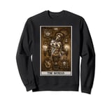 The World Tarot Card Victorian Ghost Gothic Occult Horror Sweatshirt