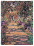 ArtPlaza Une Allée du Jardin De Monet, Giverny - (Monet) Panneau Décoratifs, Bois, Multicolore, 60 x 1.8 x 80 cm AS10267