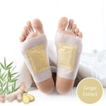 ANTI-FATIGUE Ginger Natural Detoxifying Foot Pads by Innova - Pack of 10 Patches