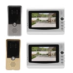 New Wired Video Intercom System Smart Infrared Video Doorbell Camera With 7 In