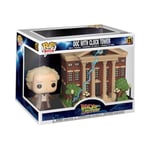 Funko POP! Town: BTTF - Dr. Emmett Brown - Doc With Clock Tower - Back to the Fu