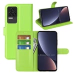 Xiaomi Poco F4      Pu Wallet Case    [Green]