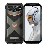 DOOGEE Vmax Plus 5G Rugged -puhelin, 16 Gt + 512 Gt, 6,58 tuuman Android 14 MediaTek Dimensity 7050 Octa Core, Verkko: 5G, OTG, NFC (harmaa)