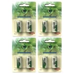 Lot de 8 Piles lithium type CR123A 3V compatibles CR17335 / CR17345 - Visiodirect -