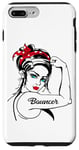 iPhone 7 Plus/8 Plus Female Bouncer Rosie The Riveter Pin Up Girl Case