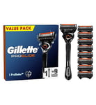 Gillette ProGlide Razor for Men 1 Gillette Razor 9 Blade Refills