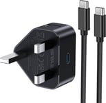 Samsung Fast Charger Plug and Cable, Super Fast Charger 1M and Plug for Samsung