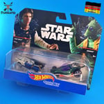 Voitures De Personnages Hot Wheels Star Wars HAN SOLO & GREEDO NEUF OVP