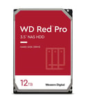 WD Red Pro 12TB NAS 3.5" Internal Hard Drive - 7200 RPM Class, SATA 6 Gb/s, CMR,