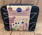 Nivea Smooth Skin Pamper Bag 6 Pieces Gift Set, See description for products