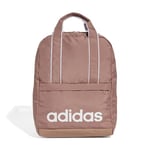 adidas Women's LINEAR ESSENTIALS BACKPACK, warm clay/white, One Size