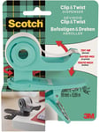 3M Scotch Clip & Twist Tejphållare C19 inkl Tejprulle