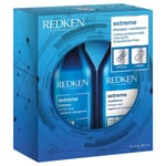 Redken Damaged hair Extreme Presentförpackning Schampo 300 ml + Balsam 300 ml 300 ml (1.717,00 kr / 1 l)