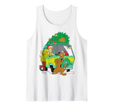 Christmas Scooby Doo Tree on Mystery Machine Shaggy Tank Top