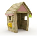 Wickey - Stable – Cabane enfant en bois - rose pastel