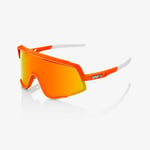 100% Glendale HiPER - Lunettes vélo Soft Tact Neon Orange HiPER Red Multilayer Mirror