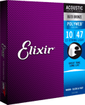 Elixir 11125 Acoustic 80/20 Bronze With Polyweb Resonator (.016-.056)