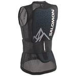 Salomon Flexcell Pro Vest Women's Back protection Ski Snowboarding MTN, Adaptable protection, Breathability, and Easy to adjust, Black, M