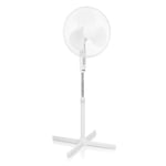 Ventilateur sur pied - TRISTAR - VE-5893 - 45W - Blanc - 3 vitesses - Oscillation 85°