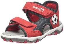 Superfit Mike 3.0 Sandal, Red Grey 5000, 2.5 UK
