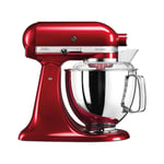 KITCHENAID Artisan Mélangeur planétaire avec tête inclinable 4,8 L Rouge pomme