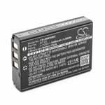 vhbw Li-Ion batterie 1800mAh (3.7V) pour appareil numérique camescope Zoom Q8