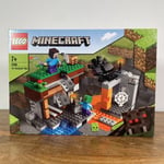 New Sealed Lego Minecraft 21166 The Abandoned Mine Set Steve Zombie Spider BNIB