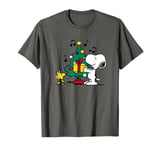 Peanuts - Snoopy & Woodstock Christmas Tree T-Shirt