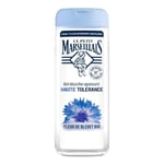 Le Petit Marseillais - Gel Douche Apaisant Haute Tolérance Fleur de Bleuet Bio (flacon de 400 ml) – 98 % d'ingrédients d'origine naturelle – Pour tous types de peaux, même sensibles