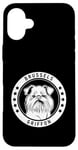 Coque pour iPhone 16 Plus Portrait Griffon de Bruxelles