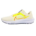 Nike Men's AIR Zoom Pegasus 40 Sneaker, White Multi Color Coconut, 10.5 UK