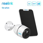 Reolink Go plus Security Camera Solar Panel 2K 4MP 4G-LTE CCTV Person Car