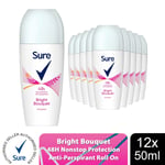 Sure Women Roll On 48 Hours Protection Anti-Perspirant Deodorant 50ml, 12 Pack