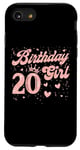 iPhone SE (2020) / 7 / 8 20 Birthday Girl Pink Crown 20 Happy 20 Years Old Girl Women Case