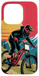 iPhone 14 Pro For Downhill Biking - Retro Mountain Bike Design Case