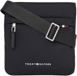 Tommy Hilfiger Sac à Bandoulière Homme Signature Mini Crossover Petit, Noir (Black), Taille Unique