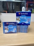 9x Verbatim CD-R AZO Wide Inkjet Printable 700 MB ALL SEALED