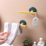 Minimalist Rustproof Towel Rack 2.95 X 7.28in Adhesive Hanging Bath Towels Bar