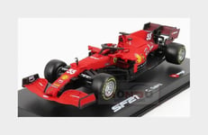 1:43 BURAGO Ferrari F1 Sf21 #55 2021 Sainz Jr. +Pilot And Showcase BU36828SA-BOX