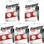 10 x Energizer CR2430 3V Lithium Coin Cell Battery 2430 DL2430 K2430L ECR2430