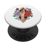 Frida Kahlo - Frida Kahlo Paint PopSockets Swappable PopGrip