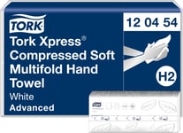 Tork H2 Xpress Compressed Adv. Håndklædeark 12 pk