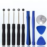 8/9/10/11pcs-Lot Xr Kit D'outils D'ouverture De Réparation Pour Iphone 13 12 8 7 Tournevis De Précision Pour Xiaomi Samsung Téléphone Portable - Type 10 In 1