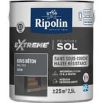 Ripolin - Peinture pour Sol Intérieur et Extérieur - Satin - 2,5L - Gris Béton Ral 7015