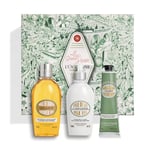 L'OCCITANE Smooth & Firm Almond Collection | Sweet Scented & Massaging | Vegan & 96% Readily Biodegradable | Premium & Clean Beauty Bath & Body Gift Set for All Skin Types