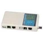 4-in-1 Wire Tester Tracker for RJ11 RJ45/Cat5 Cat6/USB BNC LAN/UTP STP LAN