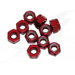 [FR] Ultimate Racing DADO AUTOBLOCCANTE ALU M3 ROSSO (10) - UR1502R