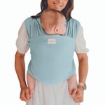 Babylonia Baby Carriers - Écharpe de portage extensible Tricot-Slen Organic - Bleu Celeste