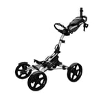 Clicgear 8.0+ Golf Trolley (Silver) 4 Wheel Push Cart includes Umbrella Holder